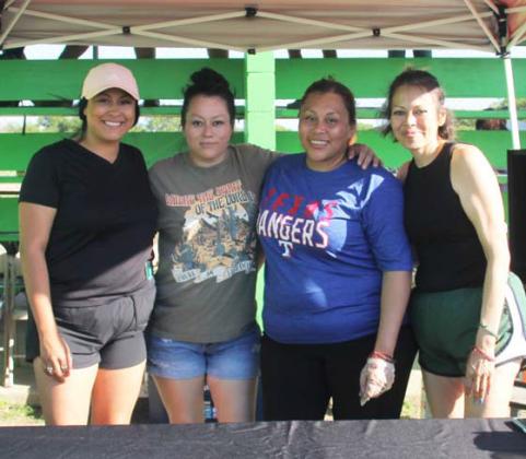 Organizers of a fundraiser for Rachel Maddry serve delicious street tacos Monday, April 29 during DABC softball and baseball games. Wyndi Veigel-Gaudette | Citizen staff photo