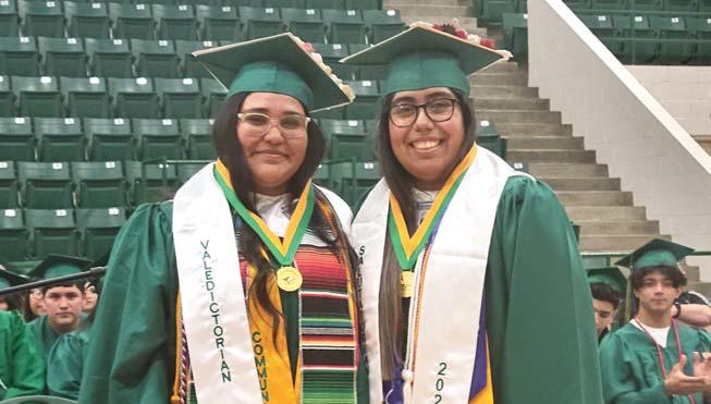 Mariana Ortiz is named as the DHS Class of 2024 Valedictorian and Karina Ortega as the Salutatorian. Wyndi Veigel-Gaudette | Citizen staff photo