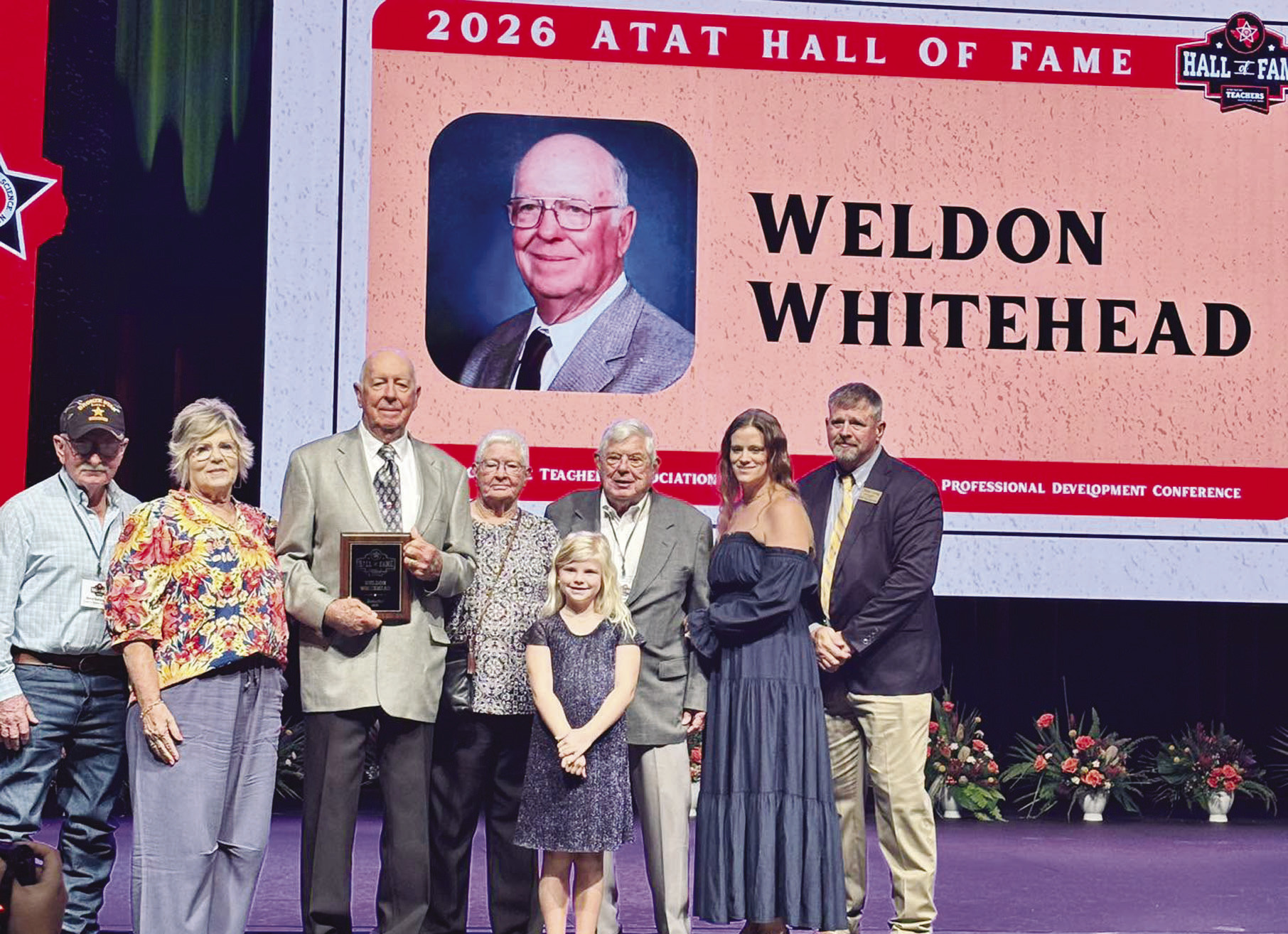 Whitehead enters Hall of Fame
