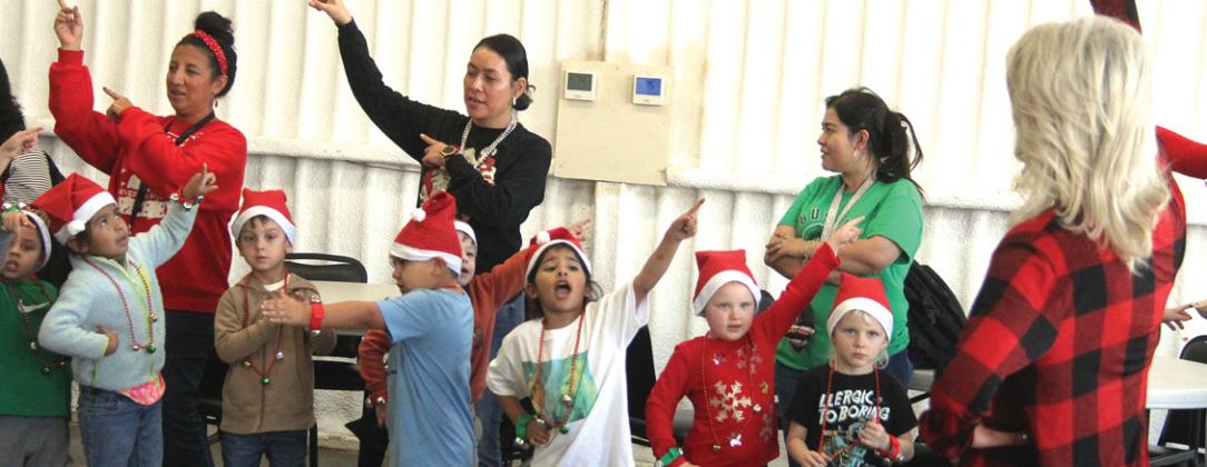 Caroling, caroling now we go