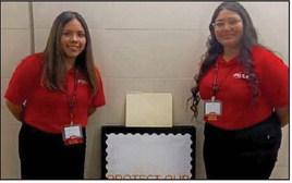 Submitted photo Mariana Ortiz and Karyna Lopez earned 3rd place at Professional Presentation Level 3.