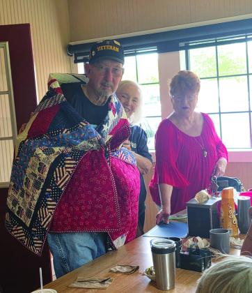 Veteran honored with Quilt of Valor