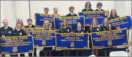 Stephenville FFA attained 13 State Championship Titles and $59,000 in scholarships at the 96th Texas FFA State Convention. Savannah Bowers | Courtesy photo