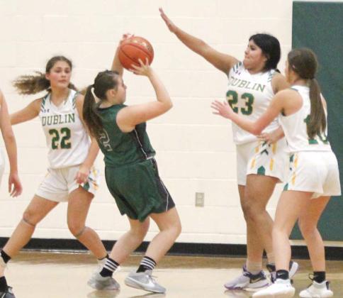 Dublin JV boys and girls teams squared off in the home gyms during the Dublin Athletic Booster Club Tournament Nov. 30-Dec. 2. Paul Gaudette | Citizen staff photo