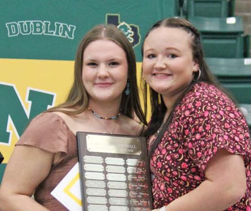 2024 Lady Lions Softball Awards Outstanding Pitcher/Most Valuable Player - Jaylee Black, Outstanding Offensive Players - Cassidy Adair and Chloey Rollins