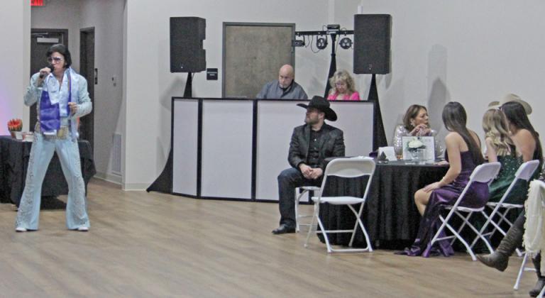 An Elvis entertainer was a highlight from the Senior Prom Silver Edition held Thursday, Jan. 16 at the newly opened Cross Timbers Legacy Center. Wyndi Veigel-Gaudette | Citizen staff photo