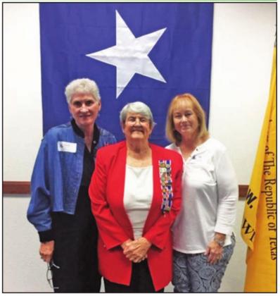 Pictured left to right are: Bosque River Chapter Registrar Carol Dismukes, Chapter President Jane Klein, Chapter Vice President Dr. Rita Cook | submitted photo