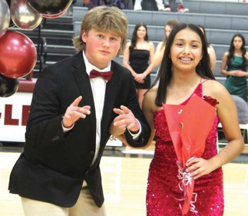 Most School Spirited Brody Hurt, Rosemary Gallegos (also Queen candidate)