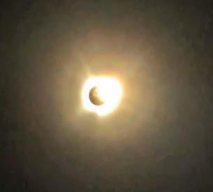Dublin residents and guests were able to view a total solar eclipse Monday, April 8 for more than a minute at 1:38 p.m. Skies began to dim around 12:40 p.m. as the moon’s shadow crossed the Milky Way’s central star. Paul Gaudette | Citizen staff photos