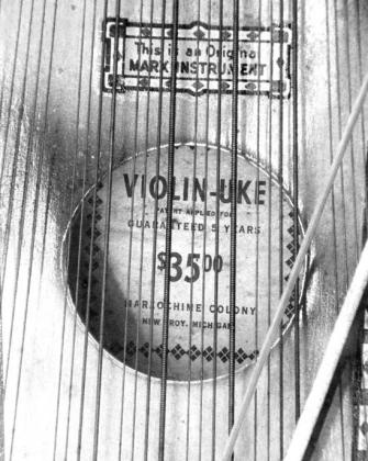 The Marx Music Company made a number of variations of their zither type instruments. This one in the Historical Museum is called a Violin Uke and is accompanied by its bow and tuning tool below. It sold for $35 dollars. Courtesy photo
