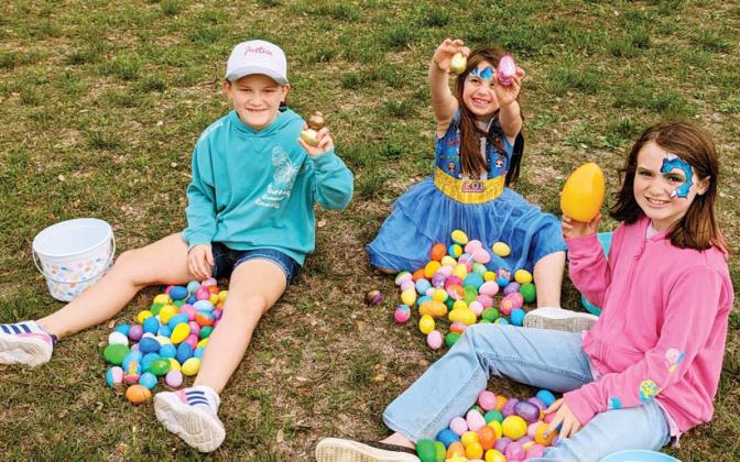 Kids of all ages count their eggs and show off prizes. Donors throughout the community ensured there were plenty of eggs at the event - 16,500 were collected and filled. Paul Gaudette | Citizen staff photo