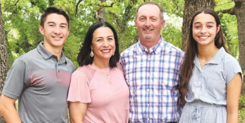 Aiden, Anjelica, Jeff and Olivia Salyer