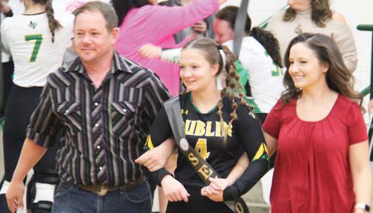 Lady Lions honored in Sr. Night