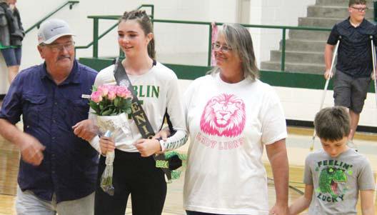 Lady Lions honored in Sr. Night