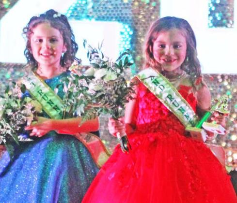 Little Miss Dublin First and Second Runner-Up Litzy Rodriguez, Carver Harris