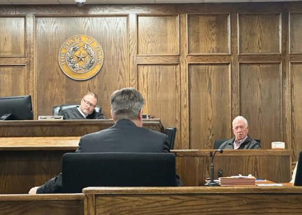 Defendant John David Trice is questioned by Defense Attorney Alan Nash while the week-long trial is presided over by Judge Jason Cashon. Trice was sentenced to 119 years in prison on seven counts of sexual abuse of a child. Sara Vanden Berge | Courtesy Beneath the Surface News