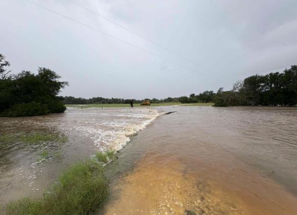 Flooding occurs over the weekend on County Road 370. Tara Roberson | Courtesy photo