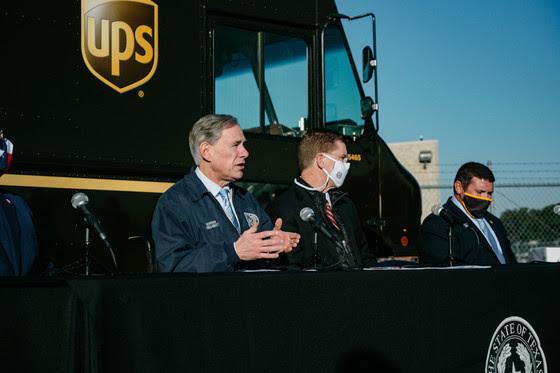 Gov. Greg Abbott addressed the distribution of COVID-19 vaccines in Texas during a press conference on Thursday, Dec. 17.