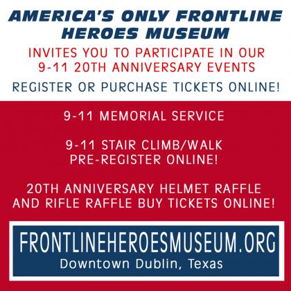 The Frontline Heroes Museum has a full schedule of activities on September 11, 2021