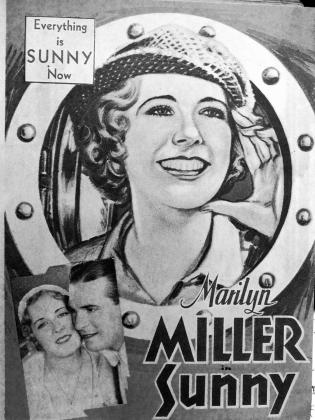 “Sunny” was a “Talking picture” that was shown in February, 1931.  It’s flier was found in the ceiling where the theater was located at that time.