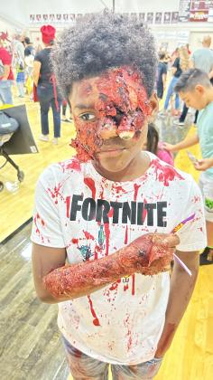 First place went to Cameron Hallmark as a Fortnite Zombie. He will receive $25 from the Dublin Chamber of Commerce.