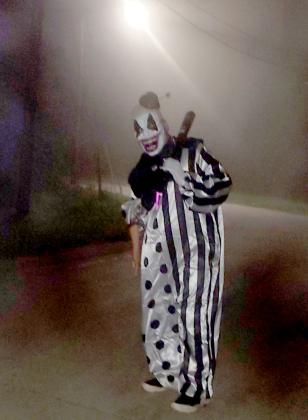 Second place went to  Emanuel Palomino as a terrifying clown. He will receive a prize bag from the Dublin Citizen.