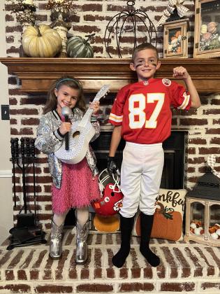 First place went to Tilden and Dylan Stone as a Travis Kelce and Taylor Swift. They will receive $25 from the Dublin Chamber of Commerce.