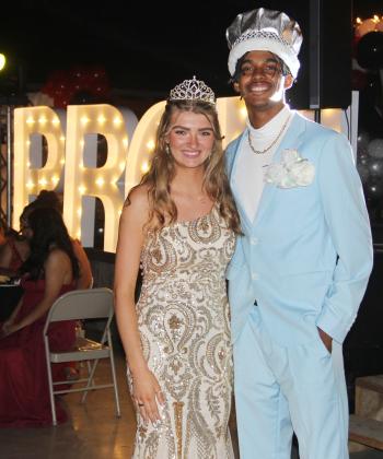 Dublin High School students celebrated at a Masquerade themed prom May 13, 2023, at the Double N Cowboy Church. Many students donned fancy masks for the event. Seniors Madilyn Loper and Dalan Rasberry were crowned as Prom Queen and King for DHS. Lingleville students also celebrated their prom in May 2023.
