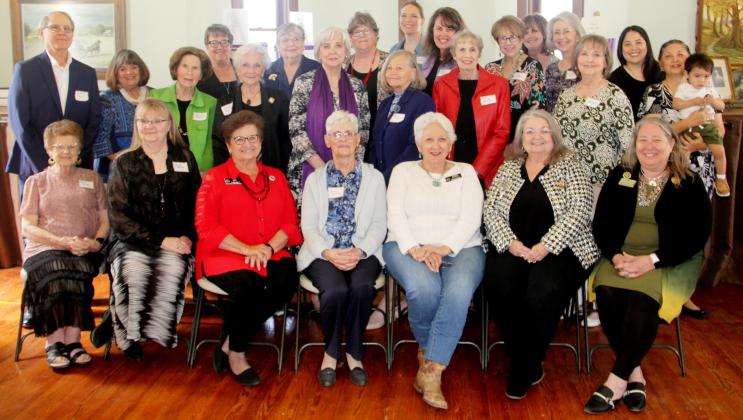 Members of the Woman’s Thursday Club of Dublin, along with special guests, attend their 125th anniversary program March 25, 2023, at the Little Church on Grafton Street.