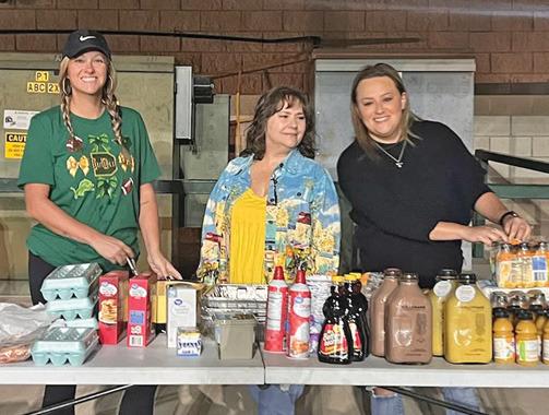 Dublin Chamber of Commerce decided to treat Dublin Lions players, coaches and fans to a special early morning breakfast on game day, Friday, Sept. 13. Coach Greg Hardcastle and the DISD school board expressed their appreciation for the treat during the Sept. 16 board meeting.