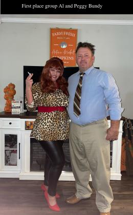 First place - Jeremy and Heather (Al and Peggy Bundy from Married with Children)