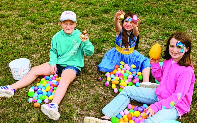 Kids of all ages counted their eggs at the annual Dublin Easter Eggstravaganza and showed off prizes. Donors throughout the community ensured there were plenty of eggs at the event - 16,500 were collected and filled at the 2024 event.