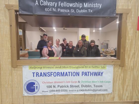Erath County Jr. Livestock Show visitors can once again help two Dublin ministries when they pick up snacks and refreshments during the week-long event ending Friday, Jan. 10. Calvary Fellowship Church and Transformation Pathway, Dublin’s CWJC/CMJC ministry are manning the concession stand and serving the crowds with the proceeds helping them in their causes. Wyndi Veigel-Gaudette | Citizen staff photo