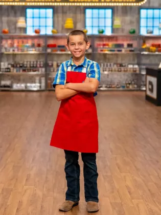 Micah Parsons of Stephenville is competing in the new season of Food Network's Kids Baking Championship. (Food Network photo by Rob Pryce)