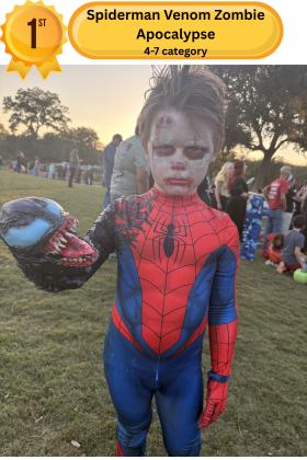 1st place - Wyatt (Spiderman Venom Zombie Apocalypse)