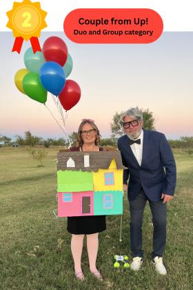 2nd place- Lori and Jeffery Beggs (Couple from Up!)