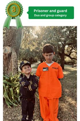 3rd place - Tristan and Rowan (prisoner and Guard)