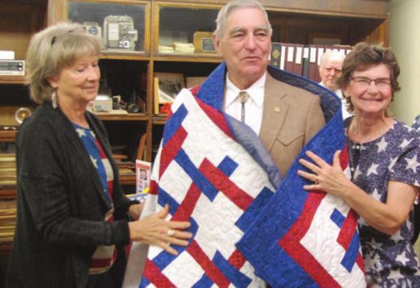 Veterans draped in honors
