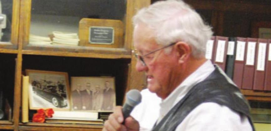 Glenn Murray (above) read a poem by Vietnam Veteran Smokey Culver during Thursday’s Quilt of Valaor ceremony while Cheryl Devivo sang “Some Gave Some, Some Gave All.” Paul Gaudette | Citizen staff photos