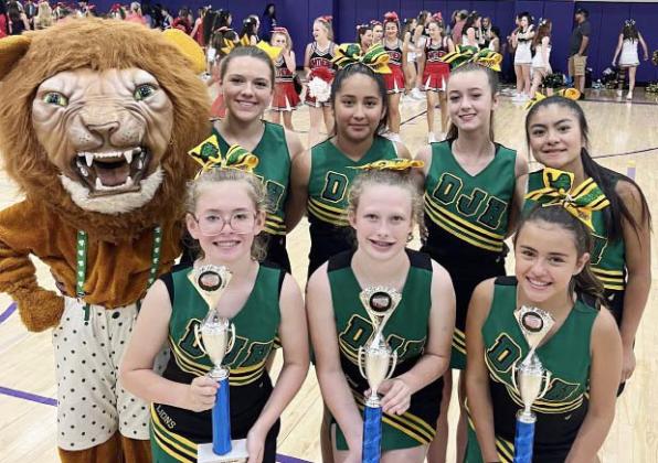 DHS, DJH cheer teams take home awards
