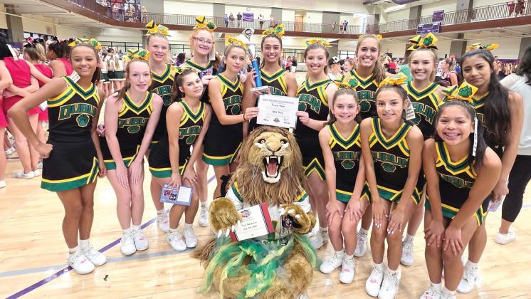 DHS, DJH cheer teams take home awards