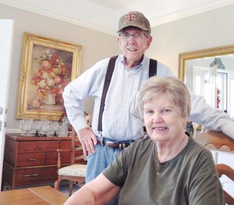 Lynda and Dwain Mayfield placed a marker on June 17, 2017 honoring Kikers Gin and the history of Greens Creek. Courtesy of Dublin Historical Musuem