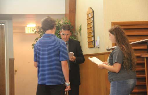 VBS leaders at Church of Christ teach students about Jesus and perform a skit on how to learn about Him as a Nazarene Wednesday, July 24. Wyndi Veigel-Gaudette | Citizen staff photo