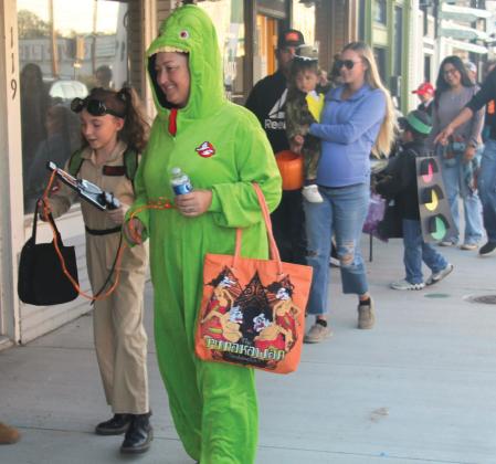 Hoards of eager Trick-or-Treaters collect candy and treats from local businesses and organizations during the Dublin Chamber of Commerce’s Safe Trick or Treat Thursday, Oct. 31. For more photos go to the Dublin Citizen Facebook page. Wyndi Veigel-Gaudette | Citizen staff photo