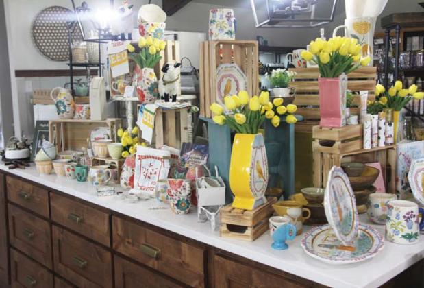 A wide variety of items are featured in the Texas Sage gift boutique including many Texas-made and U.S. made gifts. Food items from the local area are also showcased including Veldhuizen Cheese. Wyndi Veigel-Gaudette | Citizen staff photo