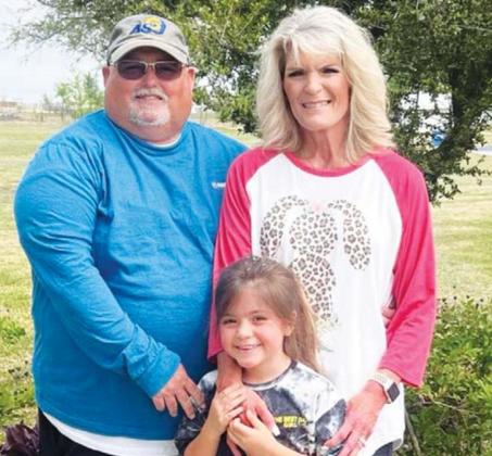 David &amp;amp; Kim Leatherwood with granddaughter, Mynx Zavala