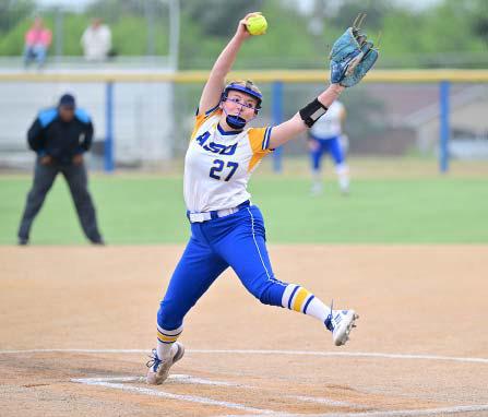 Matlyn Wolkow of Stephenville is one of 12 players for the Angelo State University Rambelles softball team that has been named 2023-24 Easton/NFCA All-American Scholar-Athletes by the National Fastpitch Coaches Association (NFCA). To be eligible, student-athletes must earn at least a 3.5 grade point average (GPA) for the academic year. As a team, the Rambelles posted a 3.522 GPA for 2023-24. Wolkow is majoring in Communications at Angelo State. Arthur Spragg | Angelo State University