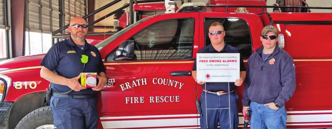 Erath County Emergency Management is coordinating with county fire departments to provide and install free smoke detectors for Erath residents. | submitted photo stall free smoke