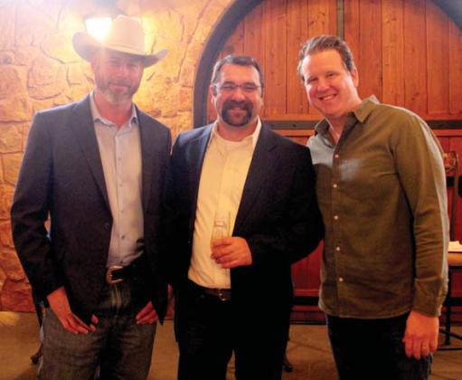 Erath County Sheriff Matt Coates, EMT JD Gambino and Erath County Judge Brandon Huckabee attend the third annual Better Beginnings Brunch, a fundraiser for Cross Timbers Family Services. Wyndi Veigel | Citizen staff photo