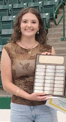 Outstanding Tennis Madison Everett and Ryan Diciccio (not pictured)
